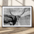 Longhorn Wall Art Canvas Print, Framed Ranch Wall Art Canvas by MyGreatCanvas | Canvas Wall Art Prints | Photo Prints & Wall Decor