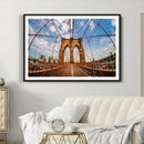 Brooklyn Bridge Manhattan Wall Art Canvas Print by MyGreatCanvas | Canvas Wall Art Prints | Photo Prints & Wall Decor