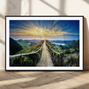 Mountain and Sunset Wall Art Canvas Print by MyGreatCanvas | Canvas Wall Art Prints | Photo Prints & Wall Decor