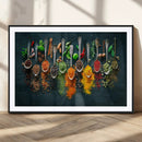 Colorful Spices Canvas Wall Art – Vibrant Kitchen Decor by MyGreatCanvas | Canvas Wall Art Prints | Photo Prints & Wall Decor