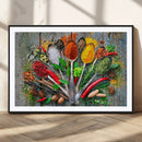 Spoonful of Spices Cooking Wall Art Canvas Print - Vibrant by MyGreatCanvas | Canvas Wall Art Prints | Photo Prints & Wall Decor