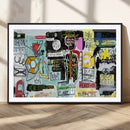 Graffiti Wall Art – Colorful Urban Street Canvas Print, by MyGreatCanvas | Canvas Wall Art Prints | Photo Prints & Wall Decor