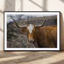 Texas Longhorn Canvas Wall Art - Longhorn Steer Canvas Wall by MyGreatCanvas | Canvas Wall Art Prints | Photo Prints & Wall Decor