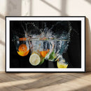 Kitchen Wall Art, Kitchen Fruits Art Canvas Print