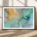 Green Marble Fluid Effect Wall Art Abstract Canvas Wall Art by MyGreatCanvas | Canvas Wall Art Prints | Photo Prints & Wall Decor