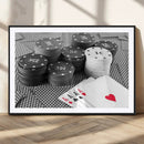 Poker Game Cards Wall Art Canvas, Multi Panel Wall Art by MyGreatCanvas | Canvas Wall Art Prints | Photo Prints & Wall Decor