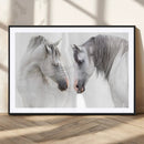 White Horse Wall Art Animal Canvas Print by MyGreatCanvas | Canvas Wall Art Prints | Photo Prints & Wall Decor