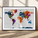 World Map Canvas Print – Detailed Map of the World Wall Art by MyGreatCanvas | Canvas Wall Art Prints | Photo Prints & Wall Decor