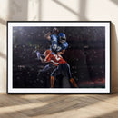 American Football Wall Art Canvas Print, Stadium Sport Wall