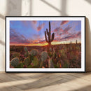 Arizona Desert Sunset Wall Art Canvas Print by MyGreatCanvas | Canvas Wall Art Prints | Photo Prints & Wall Decor