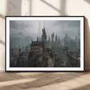 Disney Castle Wall Art Canvas Print, Living Kids Home Room