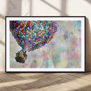 Up Pixar Poster, Look Up Pixar Wall Art, Up Pixar Canvas,