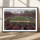 Wisconsin Badgers Team Print Canvas - Madison Camp Randall