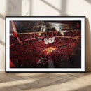 Houston Rockets Basketball Team Print Canvas- Houston Toyota