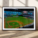 Miami Marlins Baseball Team Print - Miami LoanDepot Park