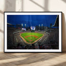 Truist Park Night Game Canvas Art - Atlanta Braves Stadium