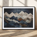 Mountain Wall Art – Modern Geometric Landscape Canvas Print, by MyGreatCanvas | Canvas Wall Art Prints | Photo Prints & Wall Decor