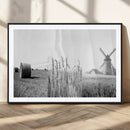 Vintage Farmhouse Black and White Triptych Wall Art – Giclee