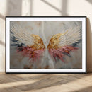 Golden Angel Wings Wall Art Canvas Print – Stunning Abstract by MyGreatCanvas | Canvas Wall Art Prints | Photo Prints & Wall Decor