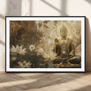 Zen Buddha Wall Art Canvas Print | Peaceful Meditation Decor