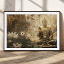 Zen Buddha Wall Art Canvas Print | Peaceful Meditation Decor
