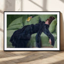 Decadent Girl by Ramon Casas Wall Art Canvas Print, Framed