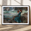 Miranda by the Shore Wall Art Canvas Print – Tempest Scene by MyGreatCanvas | Canvas Wall Art Prints | Photo Prints & Wall Decor