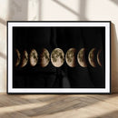 Phases of the Moon Wall Art | Canvas Print for Modern Wall by MyGreatCanvas | Canvas Wall Art Prints | Photo Prints & Wall Decor