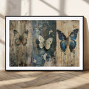Butterfly Wall Art Trio | Vintage Butterfly Canvas Print | by MyGreatCanvas | Canvas Wall Art Prints | Photo Prints & Wall Decor