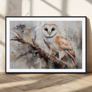 Barn Owl Wall Art | Watercolor Barn Owl Canvas Print | by MyGreatCanvas | Canvas Wall Art Prints | Photo Prints & Wall Decor