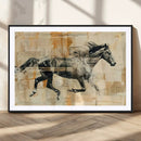 Chines Style Running Horse Western Wall Art | Farmhouse Wall