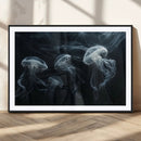 Jellyfish Wall Art Canvas Print, Elegant Wall Decor