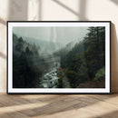 Misty Forest Wall Art | Ready to Hang and Framed | Tranquil