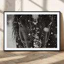 Winter Horse Snow Wall Art Canvas Print