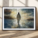 Jesus Walking on Water Wall Art | Canvas Print | Ready to