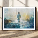 Watercolor Jesus Walking on Water Canvas Print, Christian by MyGreatCanvas | Canvas Wall Art Prints | Photo Prints & Wall Decor
