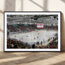 Lausanne Arena Ice Hockey Stadium Wall Art Canvas Print,