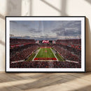 Florida Tampa Raymond James Stadium Wall Art Canvas Print -