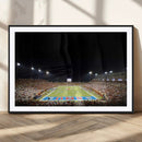 SMU Mustangs Football Team Print - Dallas Gerald J. Ford