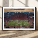 Framed Arizona Wildcats Football Team Print - Tucson Arizona by MyGreatCanvas | Canvas Wall Art Prints | Photo Prints & Wall Decor