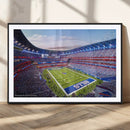 Buffalo Bills Football Team Print Canvas - Buffalo Highmark by MyGreatCanvas | Canvas Wall Art Prints | Photo Prints & Wall Decor