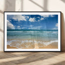 Sea View From the Beach Canvas Print