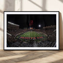 Framed Texas Tech Red Raiders Stadium Canvas, Texas Tech Red