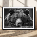 Resting Grizzly 399 Bear Canvas Print | Ready to Hang Wall