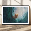 Powerful Jesus Canvas Print - Hand of Salvation,