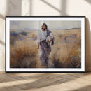 Jesus the Good Shepherd Wall Art Canvas Print - Lost Lamb