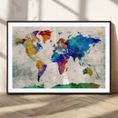 World Map Canvas Print – Framed Travel Map Wall Art for by MyGreatCanvas | Canvas Wall Art Prints | Photo Prints & Wall Decor
