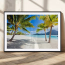 Blue Beach and Sea Wall Art Canvas Print by MyGreatCanvas | Canvas Wall Art Prints | Photo Prints & Wall Decor