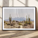 Desert Cactus Canvas Wall Art – Serene Southwestern Arizona by MyGreatCanvas | Canvas Wall Art Prints | Photo Prints & Wall Decor