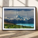Mount Cook and Lake Pukaki Canvas Wall Art Print – Majestic by MyGreatCanvas | Canvas Wall Art Prints | Photo Prints & Wall Decor
